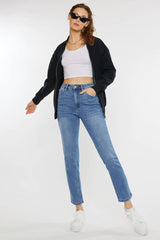 KanCan Adaline High Rise Slim Straight Jeans
