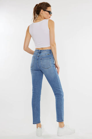 KanCan Adaline High Rise Slim Straight Jeans