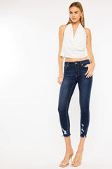 KanCan Dyana Mid Rise Ankle Skinny Jeans