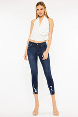 KanCan Dyana Mid Rise Ankle Skinny Jeans