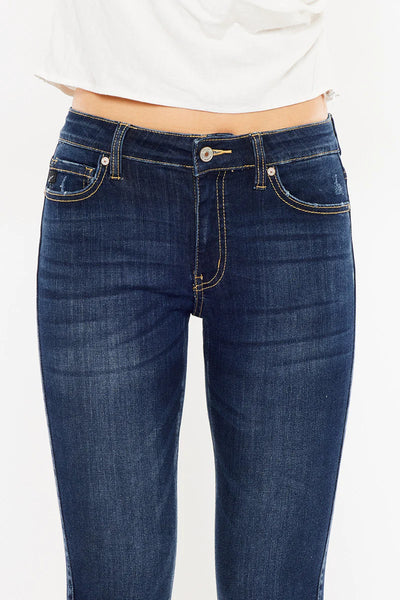 KanCan Dyana Mid Rise Ankle Skinny Jeans