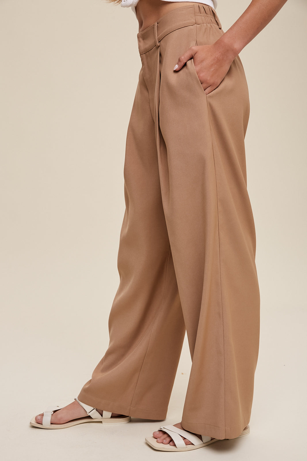 Straight Leg Trouser Pants