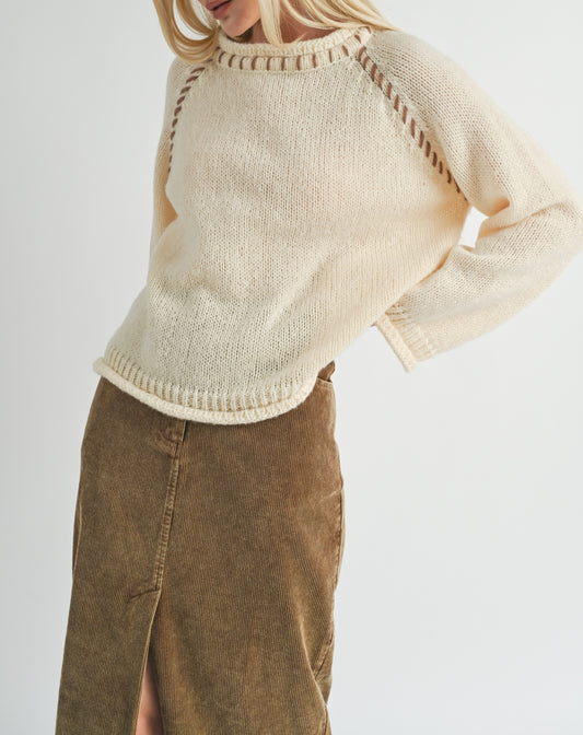 Reyna Stitch Detail Sweater