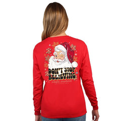 Simply Southern - 'DON'T STOP BELIEVING' Long Sleeve T-Shirt