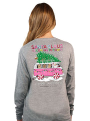 Simply Southern - 'SANTA CLAUS IS COMING TO TOWN' Long Sleeve T-Shirt