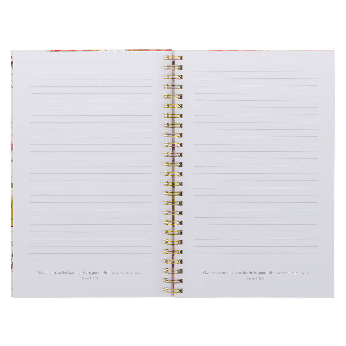 Christian Art Gifts - Amazing Grace Pink Floral Soft Cover Spiral Notebook