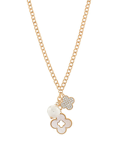 Clover Multi Charm Necklace