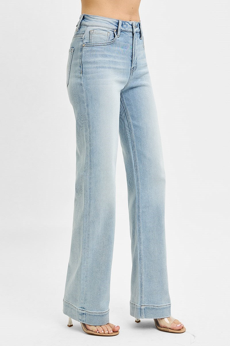 Risen - High Rise Straight Jeans