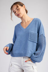 One Knit Long Sleeve Sweater