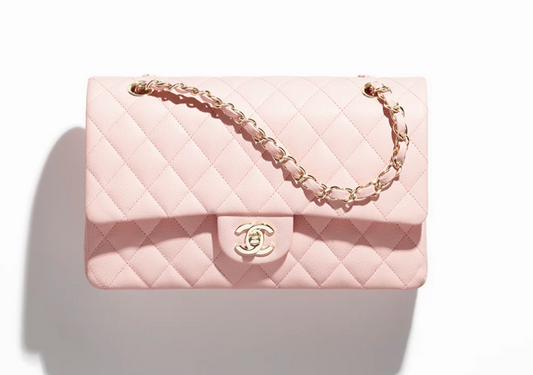 Designer-Inspired Classic 11.12 Light Pink Handbag