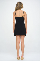 Bodycon Strappy Wrap Front Dress