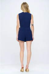 Wrap Skort Romper