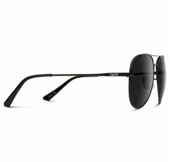 Maxwell Polarized Full Black Aviator Sunglasses