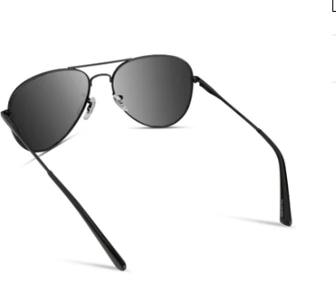 Maxwell Polarized Full Black Aviator Sunglasses