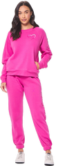 Vintage Havana - Hot Pink Jogger w/Whip Stitch Embroidery