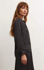 Serenity Lux Sheen Button Up Top