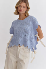 All Tied Up Crochet Sweater