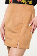 Suede Skirt