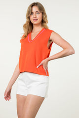 Sleeveless Knit Top