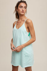 Sporty Mini Dress With Built in Romper Liner