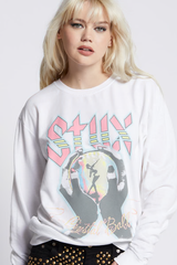 Styx Crystal Ball Fitted Sweatshirt
