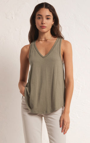 Vagabond Lace Trim Tank