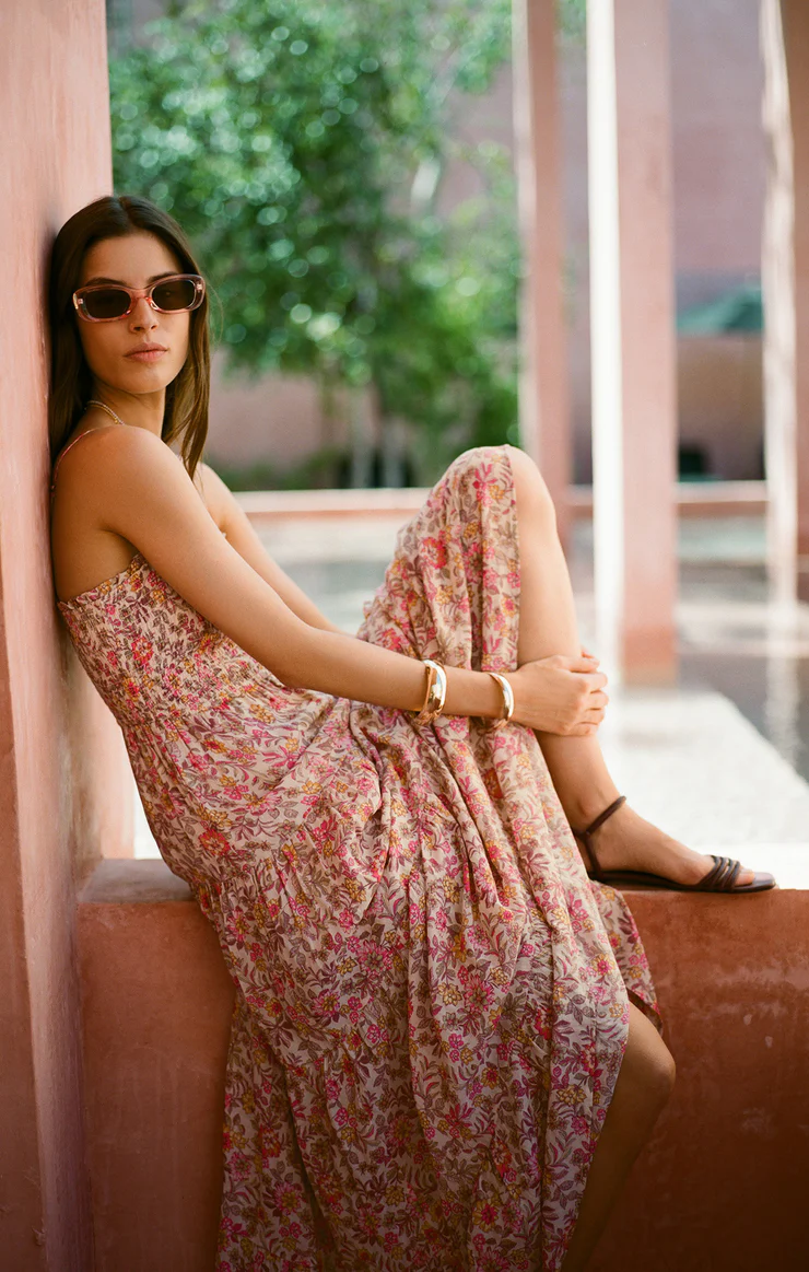 Balso Lima Floral Maxi Dress