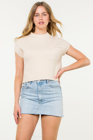 Short Sleeve Knit Top