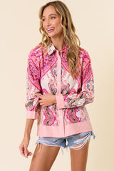The Perfect Paisley Print Blouse