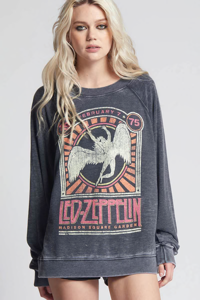 Led Zeppelin Madison Square Garden Burnout Sweatshirt