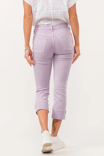 Dear John - Blaire High Rise Cuff Clim Straight Jeans