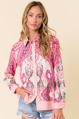 The Perfect Paisley Print Blouse