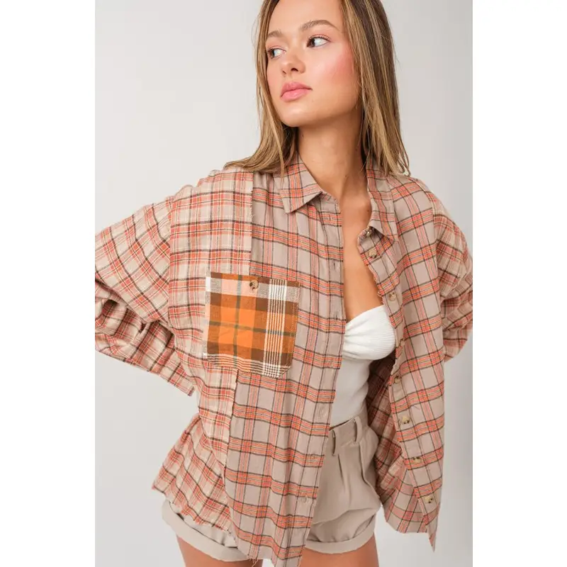 Jessica Patchwork Shirt