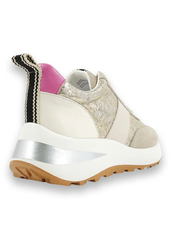 Gold Snake Sneakers