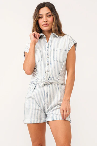 Marley Color Denim Romper