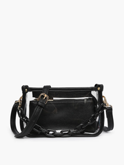 Jen & Co. Jessica Clear Crossbody