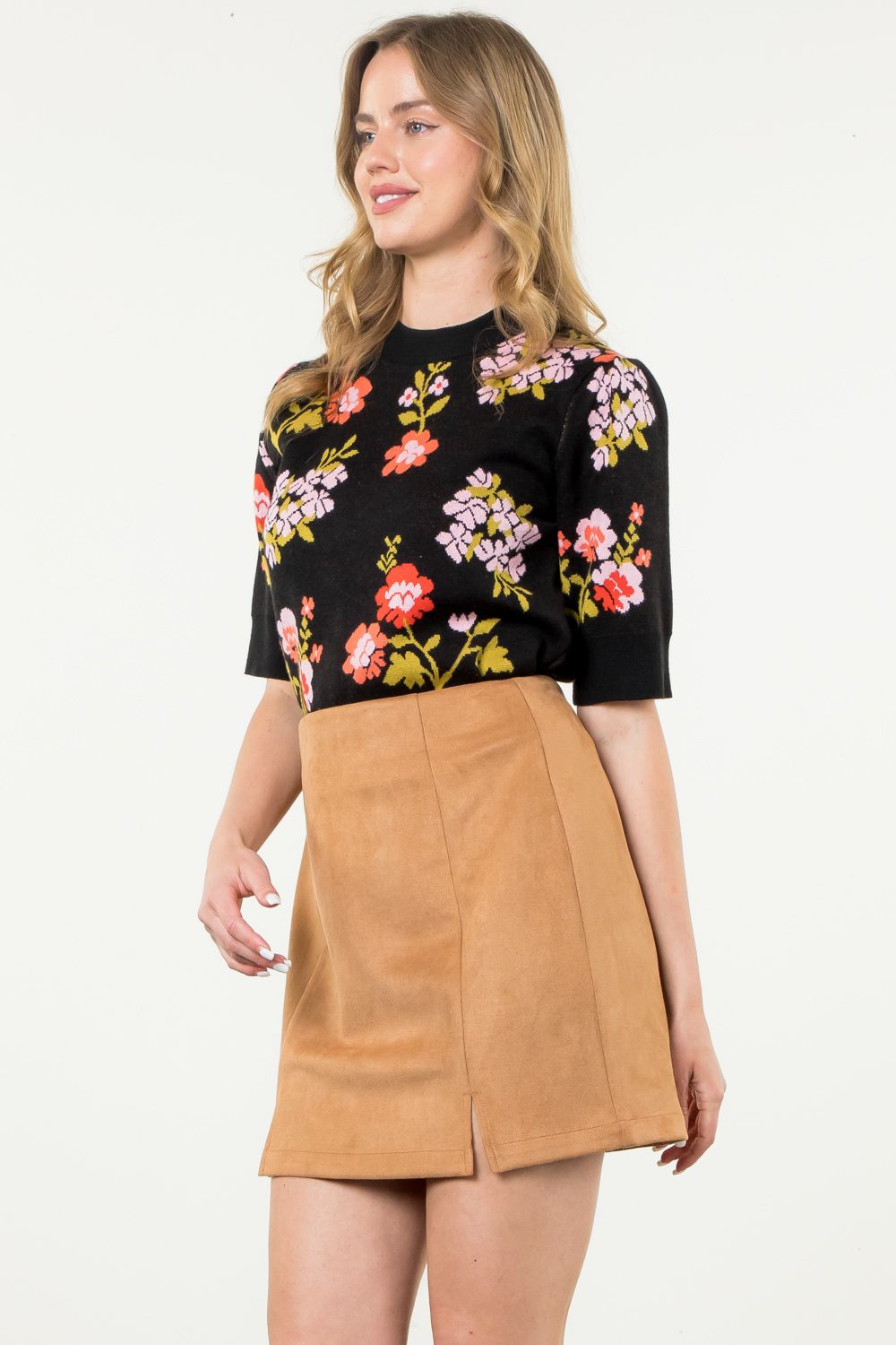 Suede Skirt