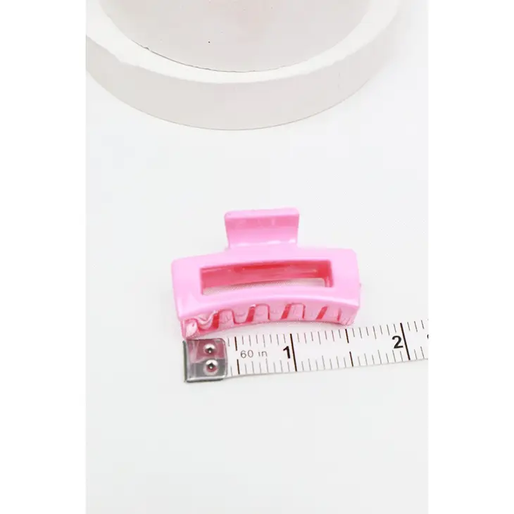 Mini Rectangle Cut Out Hair Claw