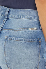KANCAN REGINA HIGH RISE CHEWED UP MOM JEAN