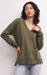 Quilted Modern VNeck Weekender