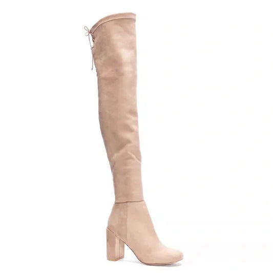 Chinese Laundry King Suedette Taupe Boot