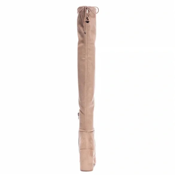 Chinese Laundry King Suedette Taupe Boot