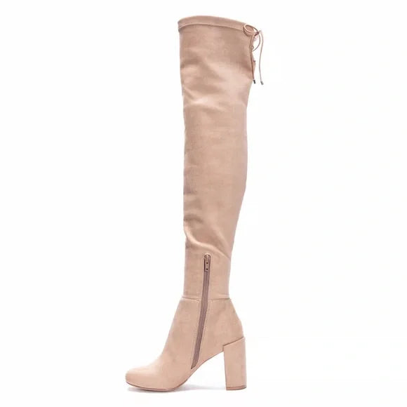 Chinese Laundry King Suedette Taupe Boot