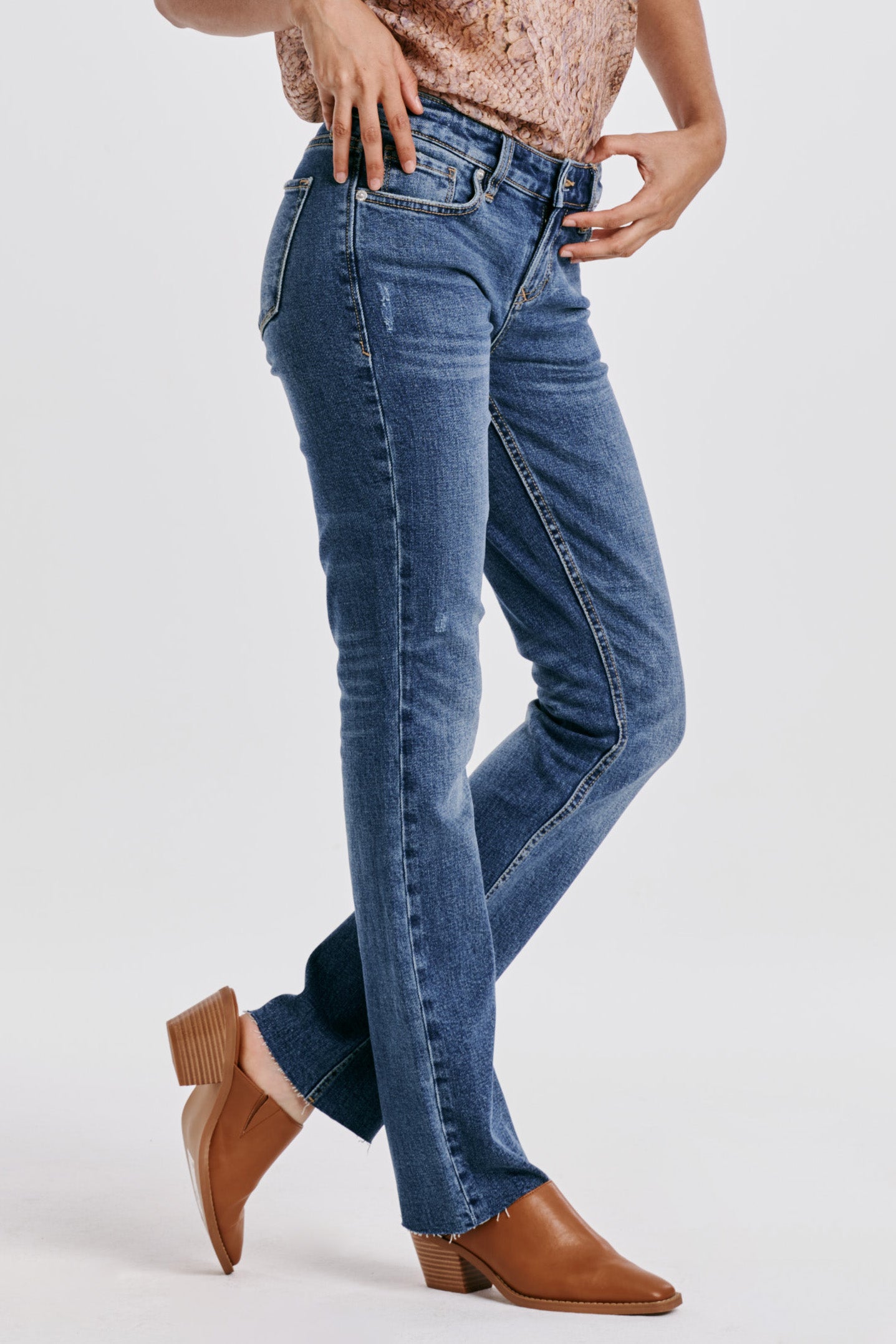 Dear John - Playback Mid Rise Slim Straight Jeans Everett