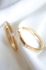 Kinsey Designs - Quinn Large Hoop Earrings