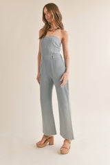 Locals Only Sidezip Denim Jumpsuit