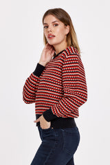 Olga Crew Neck Long Sleeve Relaxed Fit Top