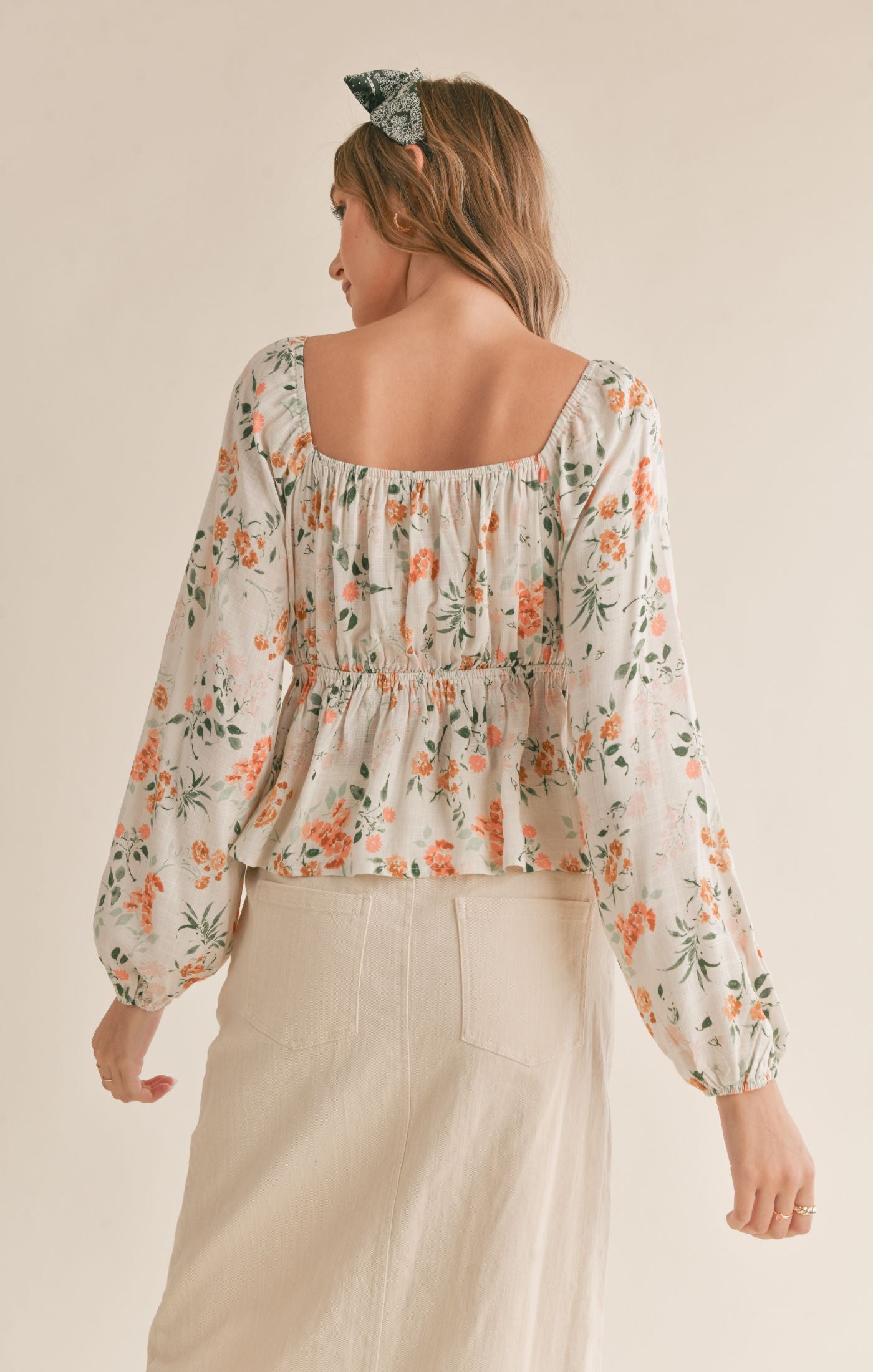 Bloom Brigade Peplum Top