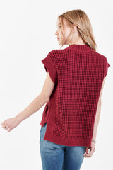 Briana Wide Neck Sweater Vest