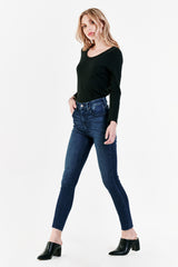 Olivia Super high Rise Ankle Skinny Jeans